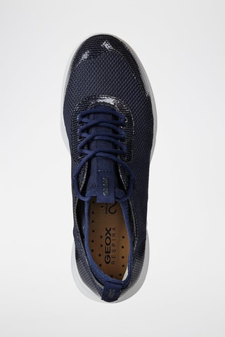 Sneakers en cuir - Bleu marine