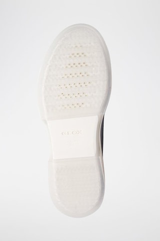 Sneakers plateformes en cuir - Argenté
