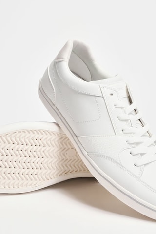 Sneakers en cuir - Blanc