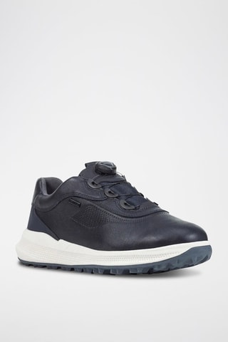 Baskets en cuir - Bleu marine