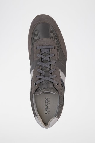 Baskets en cuir Wells - Gris