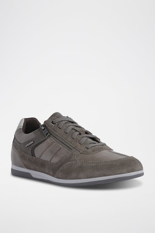 Baskets en cuir Renan - Gris
