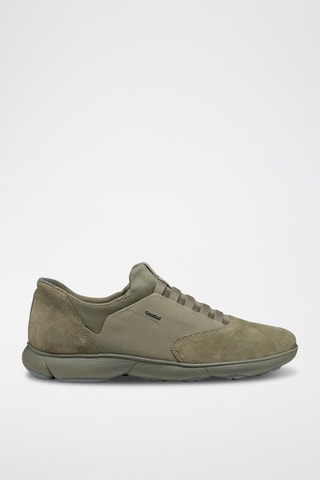 Baskets en nubuck Nebula - Vert d’eau