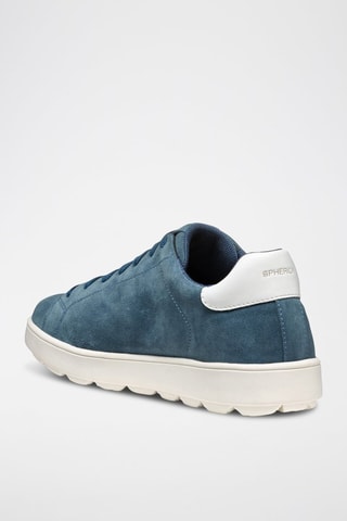 Baskets en cuir Spherica - Bleu cobalt