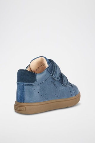 Baskets montantes en cuir Biglia - Bleu cobalt
