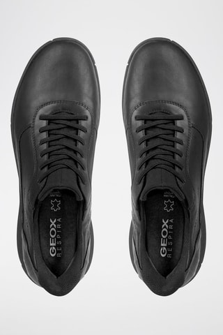 Baskets en cuir nappa Nebula - Noir