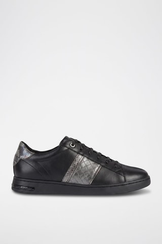 Baskets en cuir Jaysen - Gris foncé