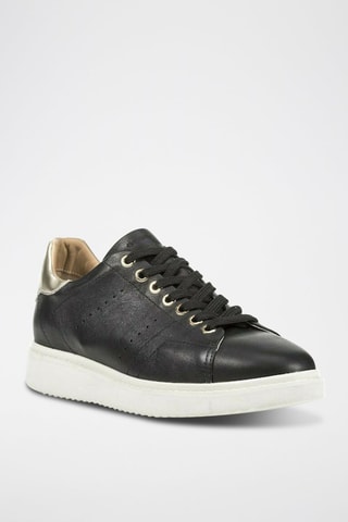 Baskets en cuir Thymar - Noir