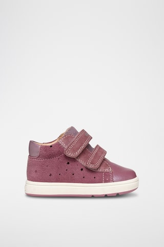 Baskets en cuir - Vieux rose