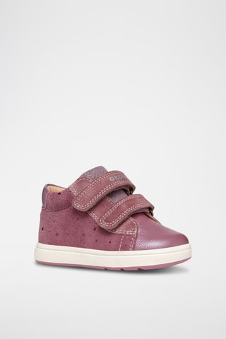 Baskets en cuir - Vieux rose