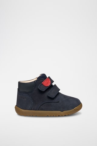 Bottines en cuir - Bleu marine