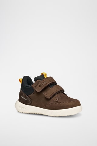 Baskets en nubuck - Marron et noir