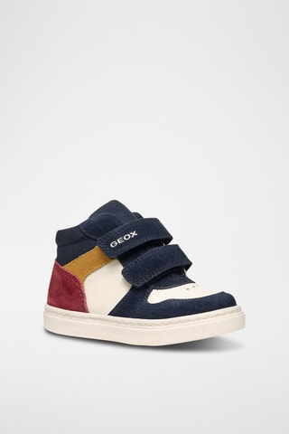 Boots en cuir - Bleu marine