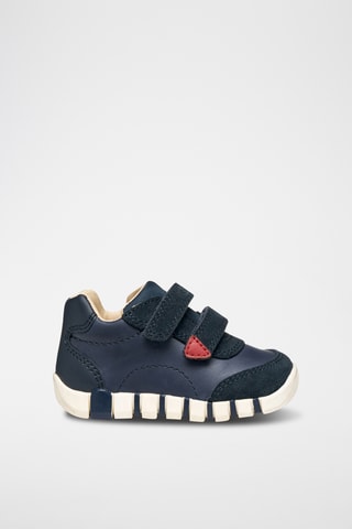 Baskets en cuir de veau - Bleu marine