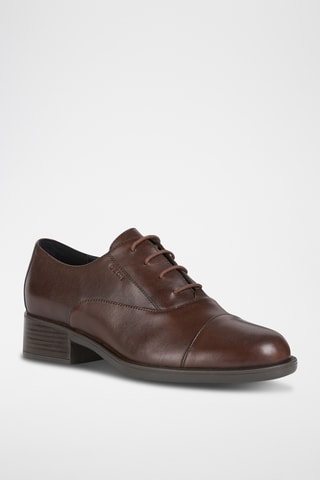 Derbys en cuir - Marron