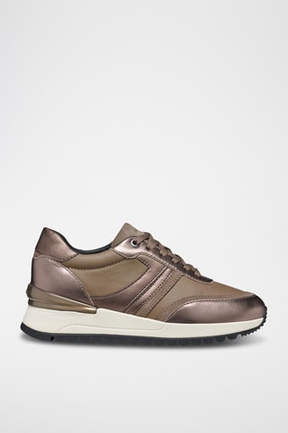 Baskets en cuir - Taupe