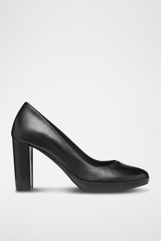Escarpins en cuir nappa - Noir