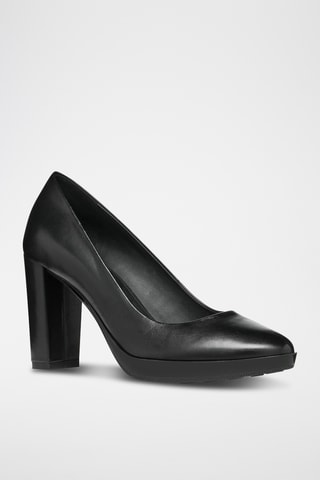 Escarpins en cuir nappa - Noir