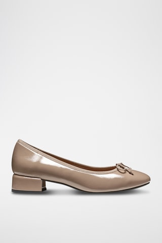 Escarpins vernis - Taupe