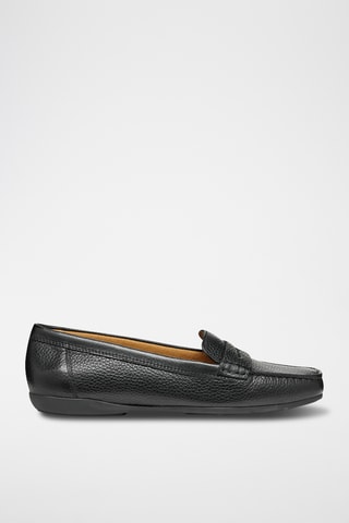 Mocassins en cuir - Noir