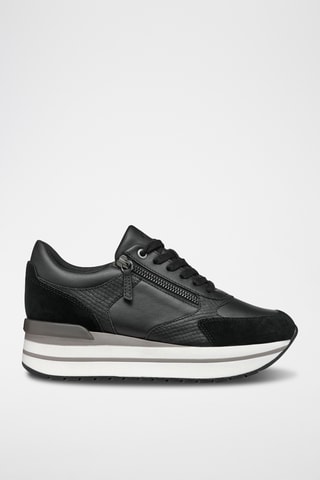 Baskets en cuir - Noir