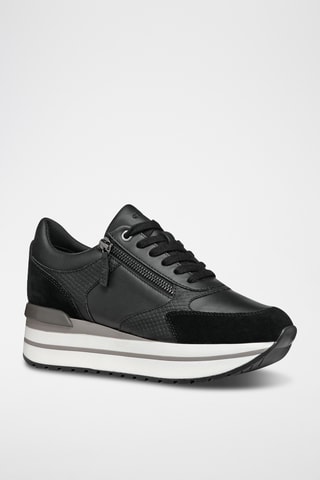 Baskets en cuir - Noir