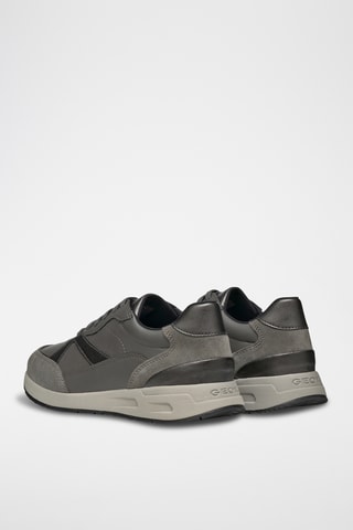 Baskets en cuir de veau nubuck - Gris