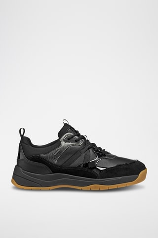 Baskets en cuir - Noir