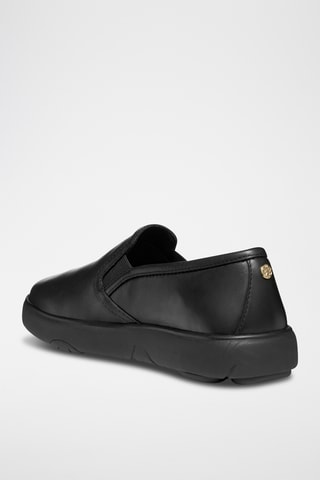 Slip-on en cuir de veau - Noir