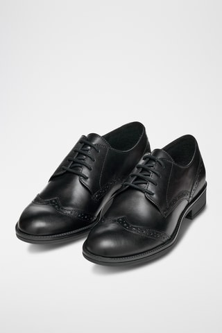 Derbys en cuir - Noir