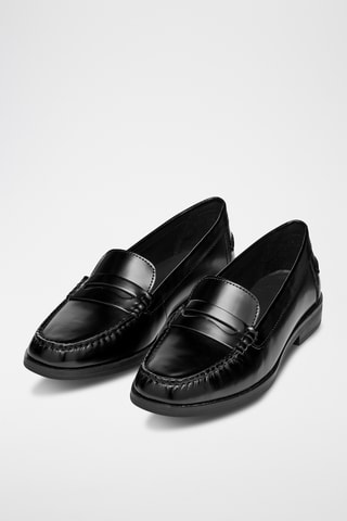 Mocassins en cuir de veau - Noir