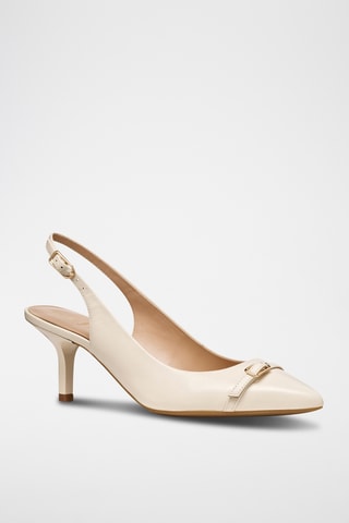 Escarpins en cuir de mouton - Beige