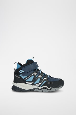 Baskets montantes - Bleu marine et ciel