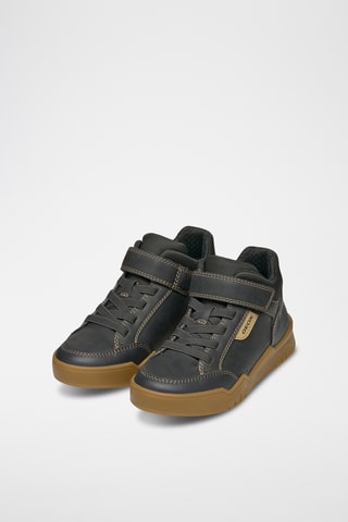 Baskets montantes - Noir et beige