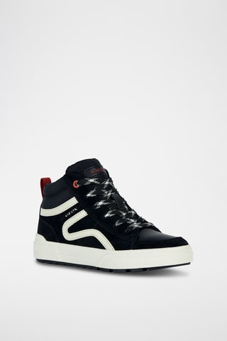 Baskets montantes en nubuck - Noir
