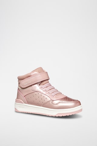 Baskets montantes - Vieux rose