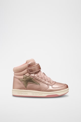 Baskets montantes - Vieux rose