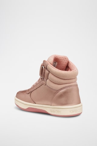 Baskets montantes - Vieux rose