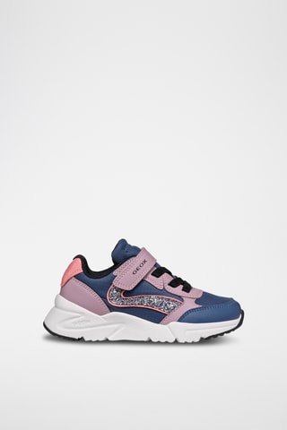 Baskets - Bleu cobalt et rose