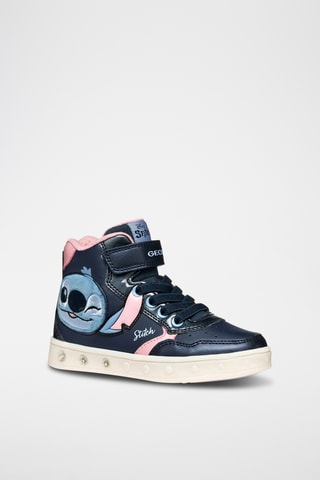 Baskets montantes Stitch Lilo et Stitch Disney - Bleu