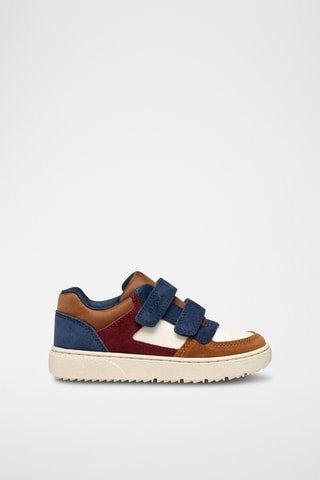 Baskets en cuir de veau nubuck - Marron