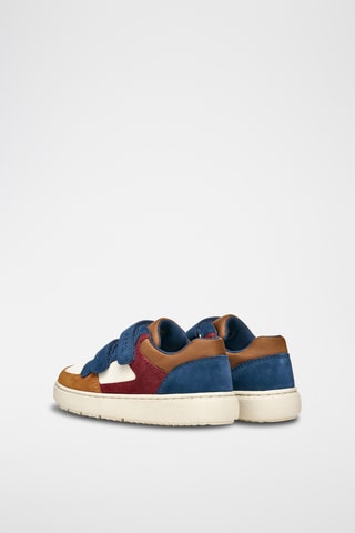 Baskets en cuir de veau nubuck - Marron