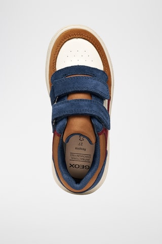 Baskets en cuir de veau nubuck - Marron