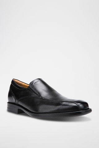 Mocassins en cuir - Noir