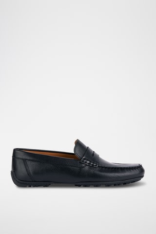 Mocassins en cuir - Noir