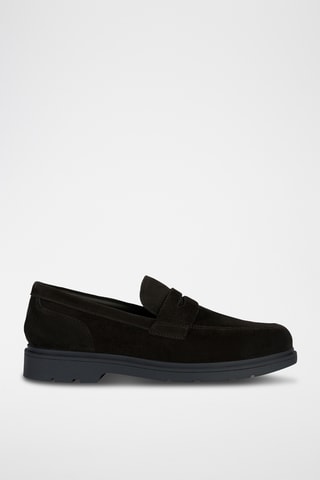 Mocassins en nubuck - Marron foncé
