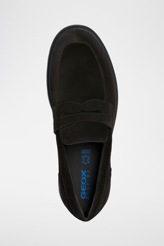 Mocassins en nubuck - Marron foncé