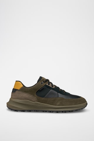 Baskets en cuir - Kaki