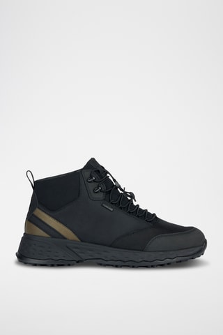 Baskets montantes en cuir - Noir