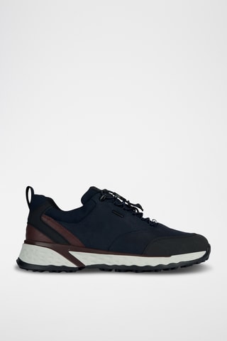 Baskets en cuir - Bleu marine